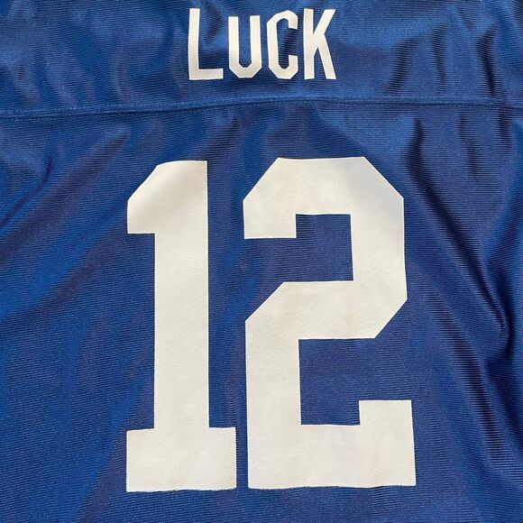 Indianapolis Colts Andrew Luck NFL Football Jersey #12 Youth XL 16-18 - Picture 5 of 6